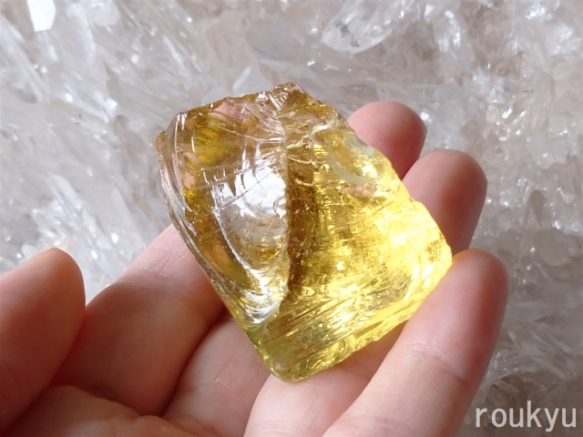 ☆アンダラクリスタル ジョンブリアンイエロー/天然ガラス鉱物 ☆アンダラクリスタル ジョンブリアンイエロー/天然ガラス鉱物 【公式