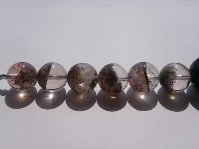 ブレス ガーデンクォーツ＆オブシディアン