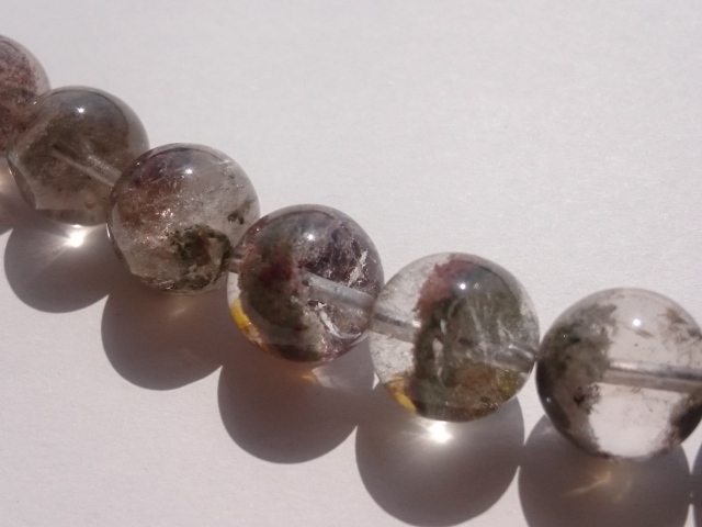 ブレス ガーデンクォーツ＆オブシディアン