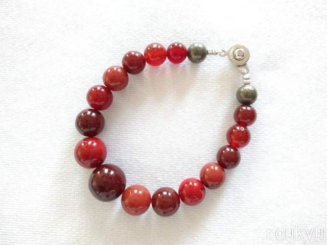 アンダラクリスタル（レッド）＆パイライト 【PB24-043】