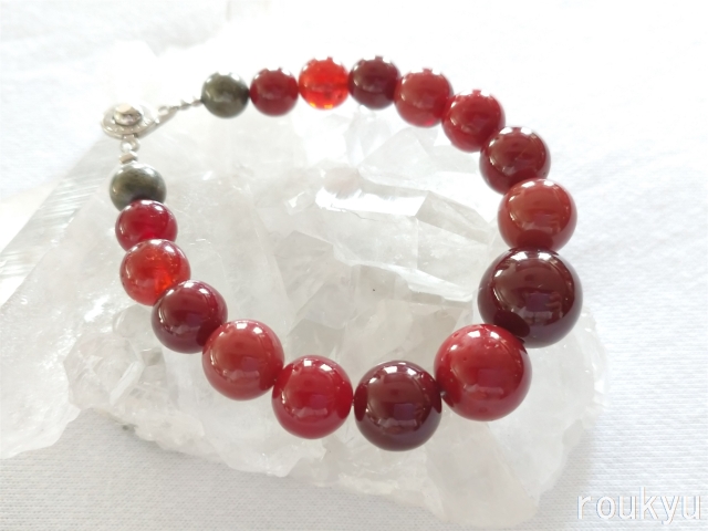 アンダラクリスタル（レッド）＆パイライト 【PB24-043】