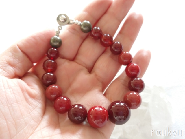 アンダラクリスタル（レッド）＆パイライト 【PB24-043】