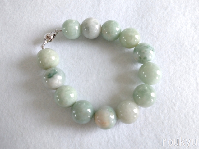 ヒスイ ブレスレット／翡翠 【PB25-02】