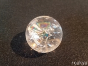 虹入り水晶丸玉（丸玉）【R-Quartz24-003】
