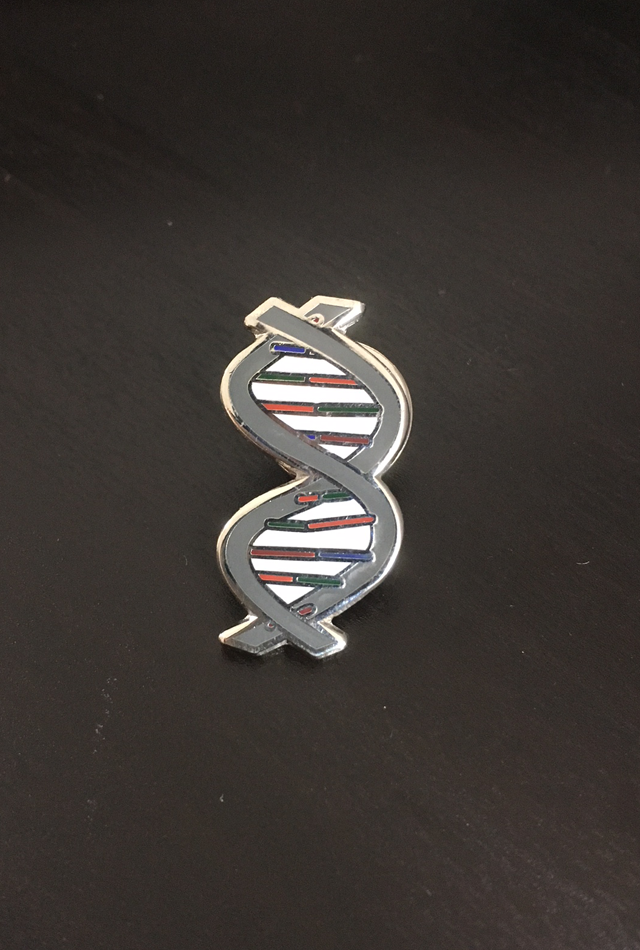 【サイエンスピンバッチ】DNA（Deoxyribonucleic acid)