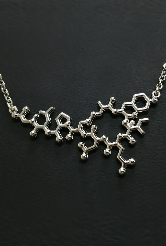 【サイエンスジュエリー】オキシトシンネックレス（Oxtocin necklace）