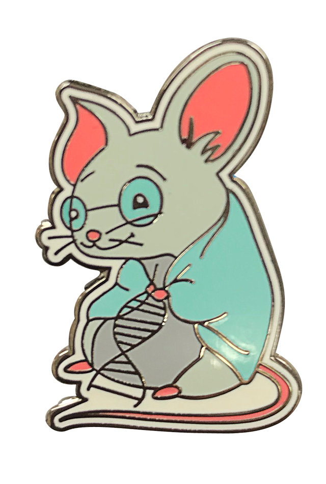 【サイエンスピンバッチ】DNA-rat