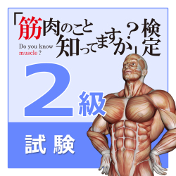 「筋肉のこと知ってますか？」検定【２級試験】