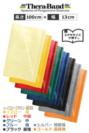 150cmセラバンド Theraband【全8強度：伸縮自在 高品質ラバー】