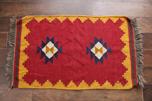 シラーズ産キリム　（玄関マットサイズ大 104×63cm）　1338