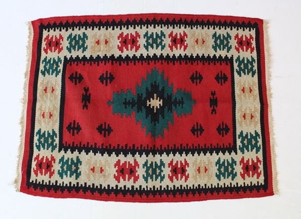 オールドキリム（玄関マットサイズ中）　554