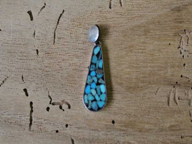 ペルシャ産ターコイズ・ペンダントヘッド AC500