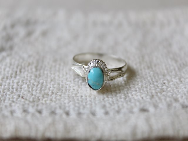 ペルシャ産ターコイズ・リング AC556