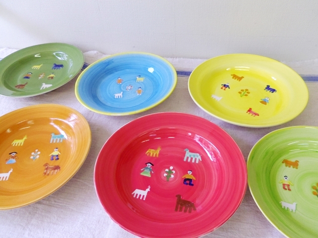 【ギャッベ食器シリーズ】深皿（大）　ZA208