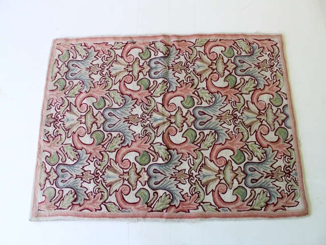 【送料無料】シャビーシックなオールドキリム（86×58cm）　512