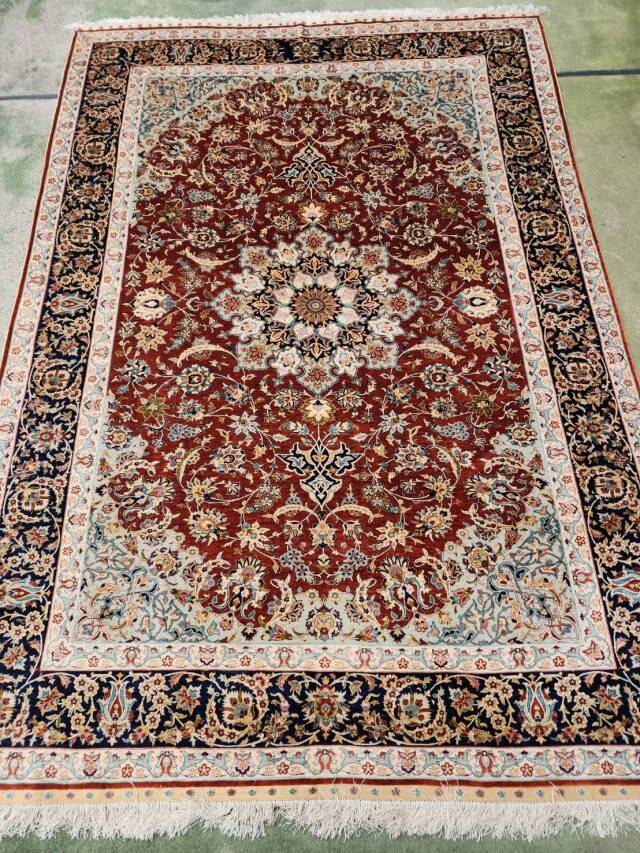 タイムセール　ヘレケ　ペルシャ絨毯　ウール　リビングサイズ H ヘレケ ペルシャ絨毯、ギャッベ、キリム、トライバルラグ 直輸入