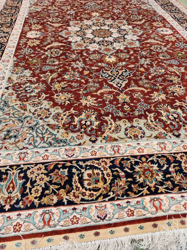 最高級 ヘレケ【HEREKE】ペルシャ絨毯 手織り カーペット ヘレケ絨毯 Hereke 青山キリムハウス ペルシャ絨毯 トルコ絨毯