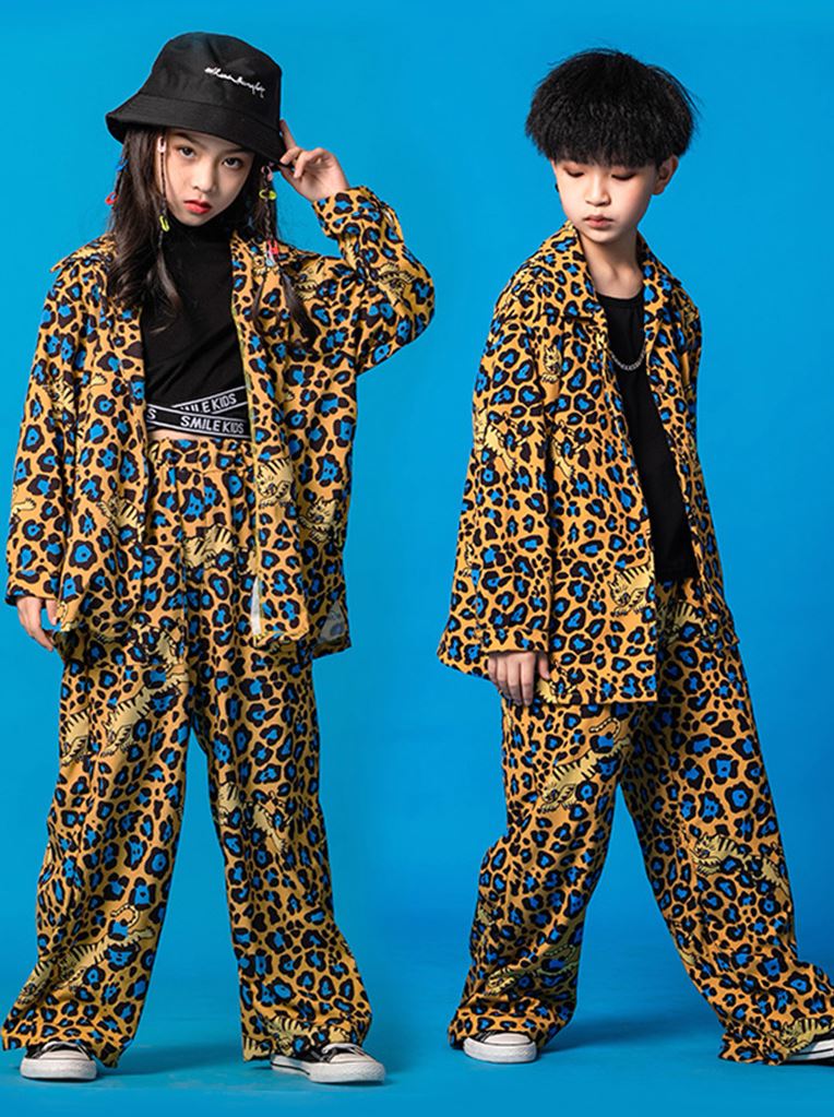 ヒョウ柄ビキニ キッズ 掛け布団セット フルサイズ、ファンキー Y2k 