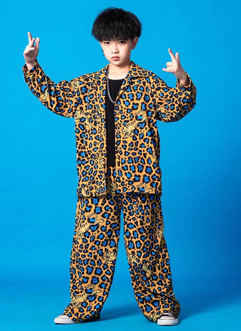 キッズ ダンス衣装 セットアップ 豹柄 |【公式】Royal Dance