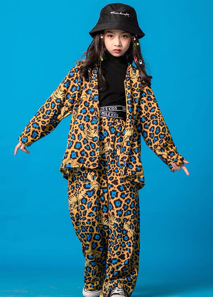 キッズ ダンス衣装 セットアップ 豹柄 |【公式】Royal Dance (ロイヤ