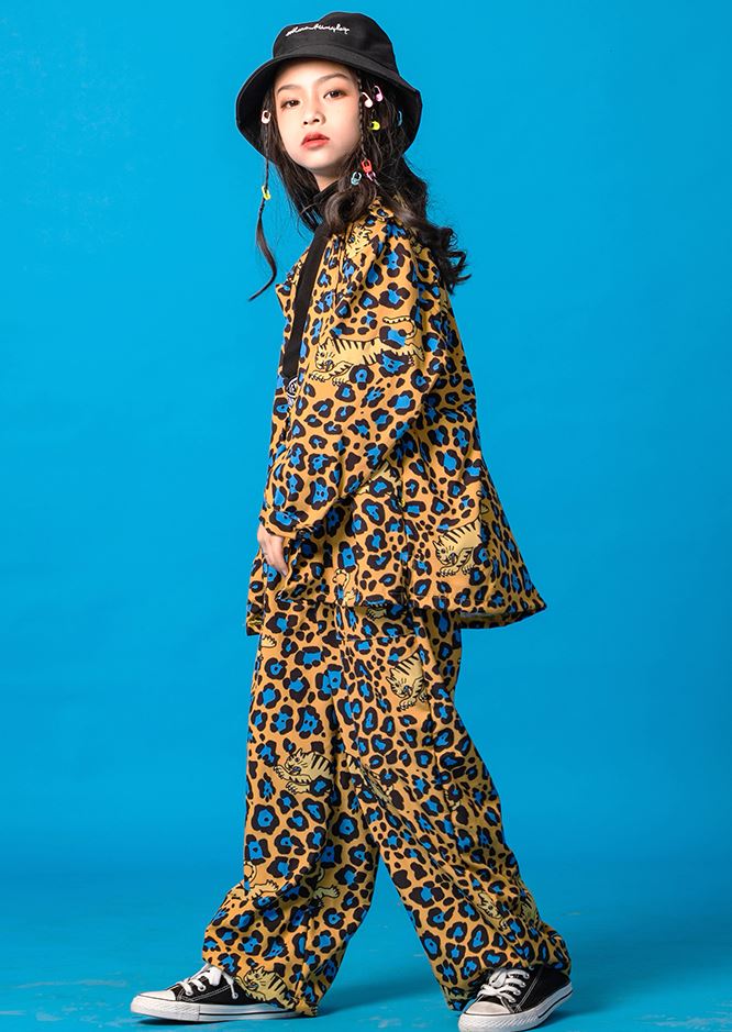 キッズ ダンス衣装 セットアップ 豹柄 |【公式】Royal Dance (ロイヤ