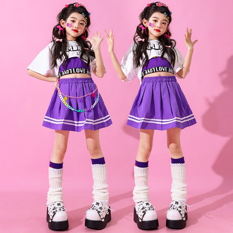 PURPLE GIRLS SKIRT SET [商品番号: 2236]