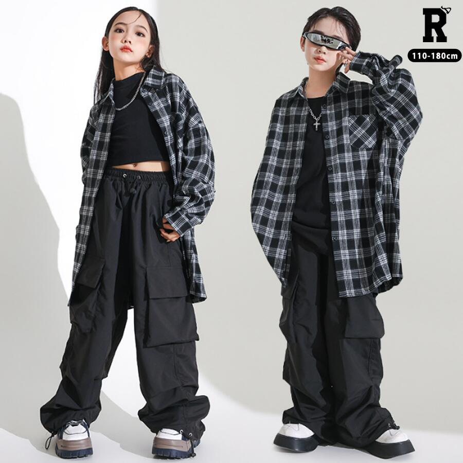 【男の子ver.もあり！】メンズライクチェック柄xカーゴSET [商品番号: 2286]