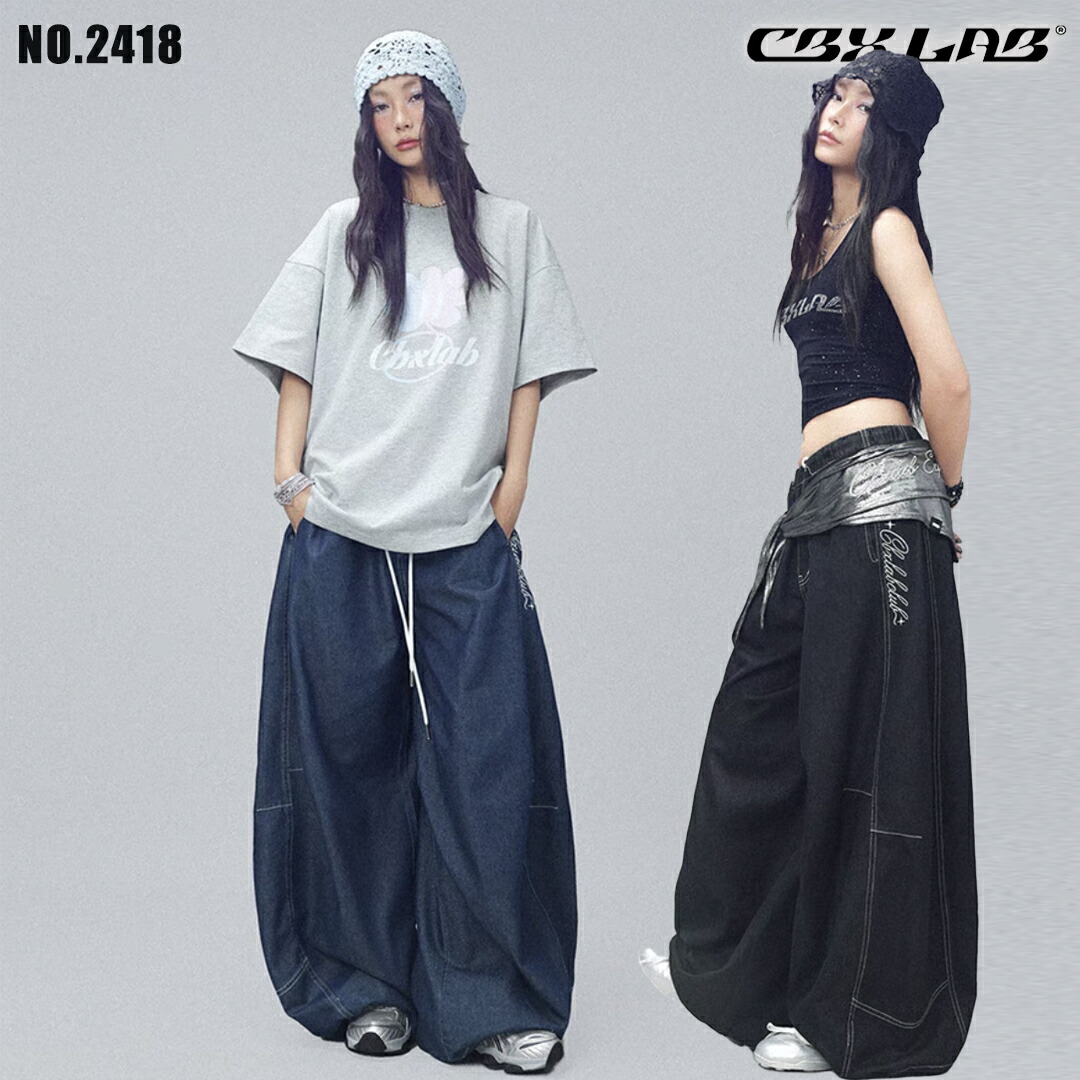 【CBX LAB】WIDE DENIM PANTS (2 Colors) [商品番号: 2418]