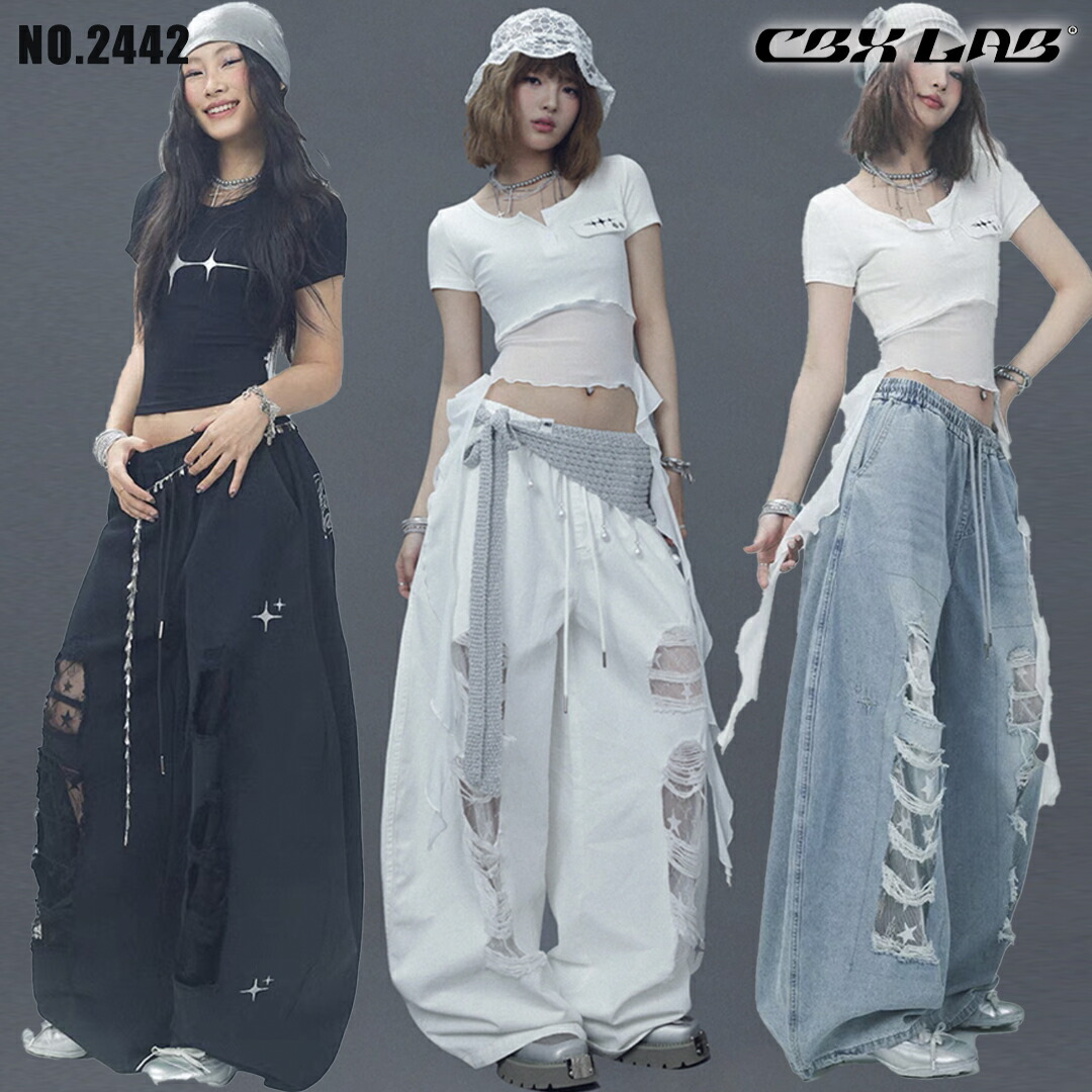 【CBX LAB】RIPPED JEANS PANTS (3 Colors)