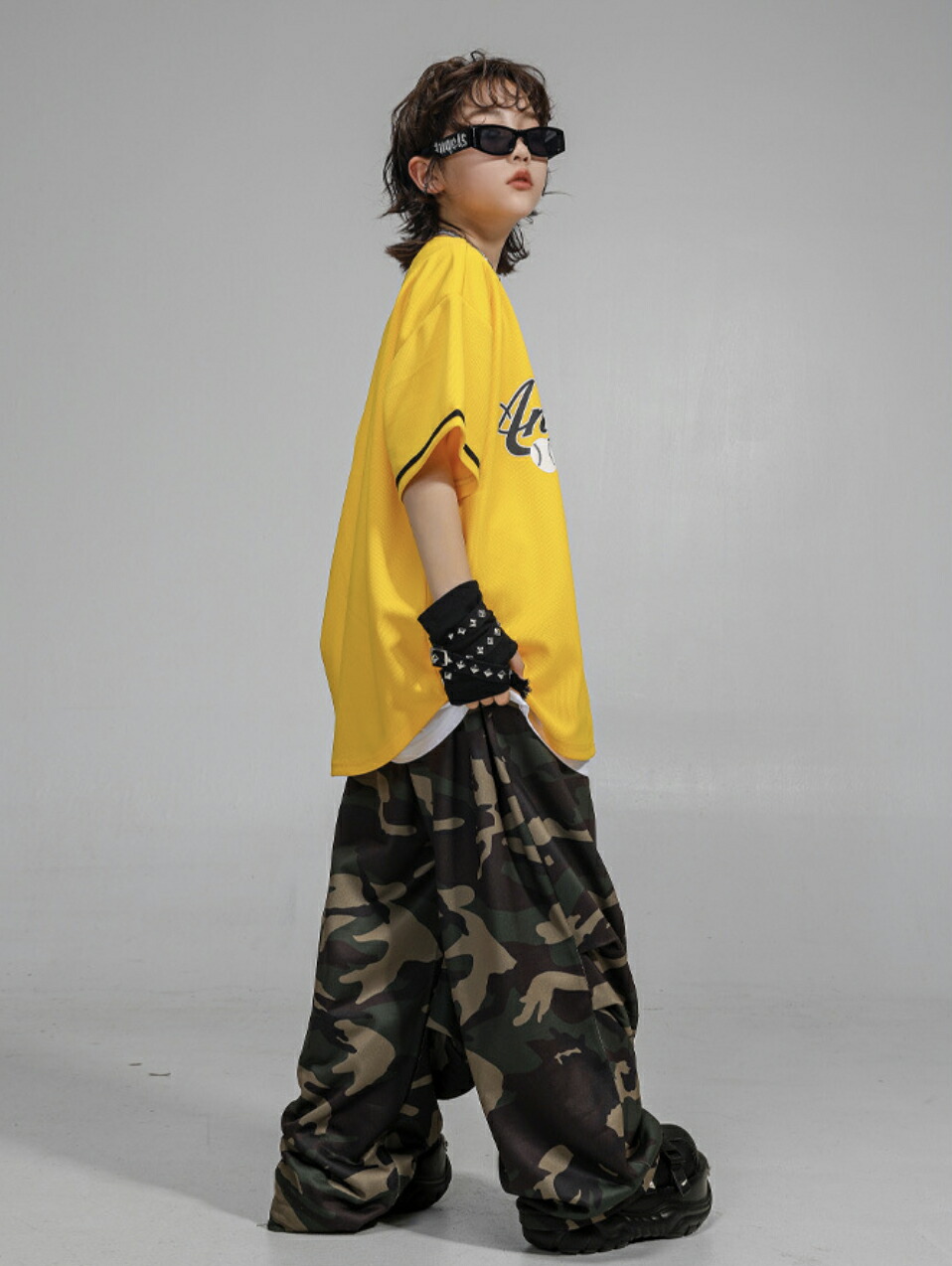 イエローベリーダンスセットアップ 楽天市場】キッズ ダンス 衣装 黄色 セットアップ イエロー