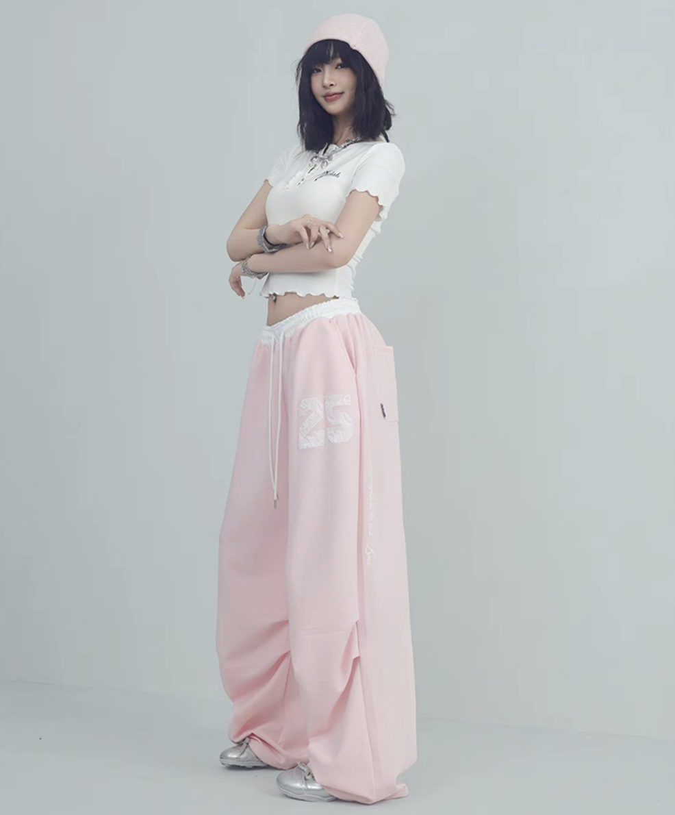 XUP wide pants white Ｓサイズ　エアロビクス　ダンス ロイヤルダンス公式 | レディース スウェットパンツ ワイド