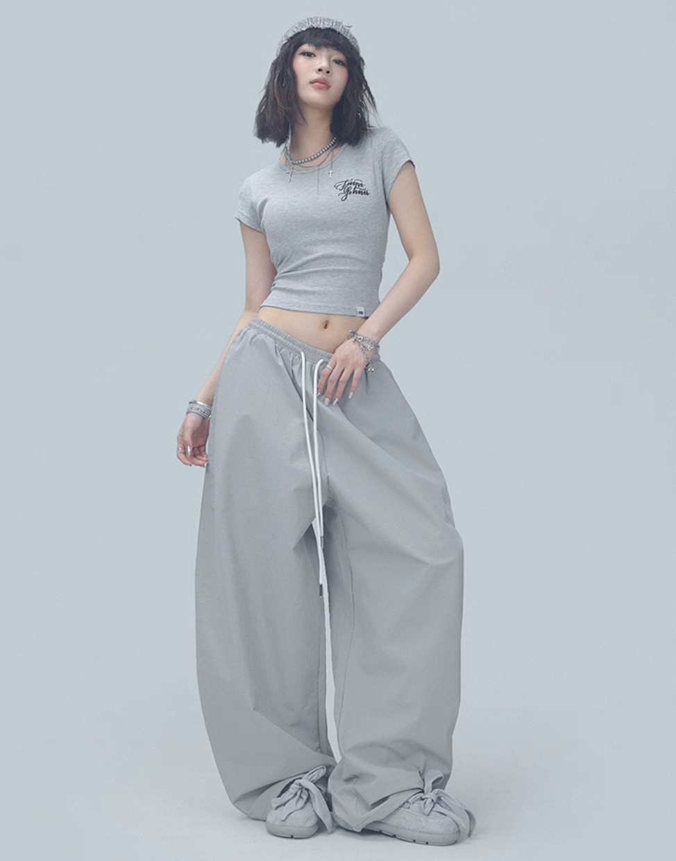XUP wide pants white Ｓサイズ　エアロビクス　ダンス XUP wide pants white Sサイズ エアロビクス ダンス