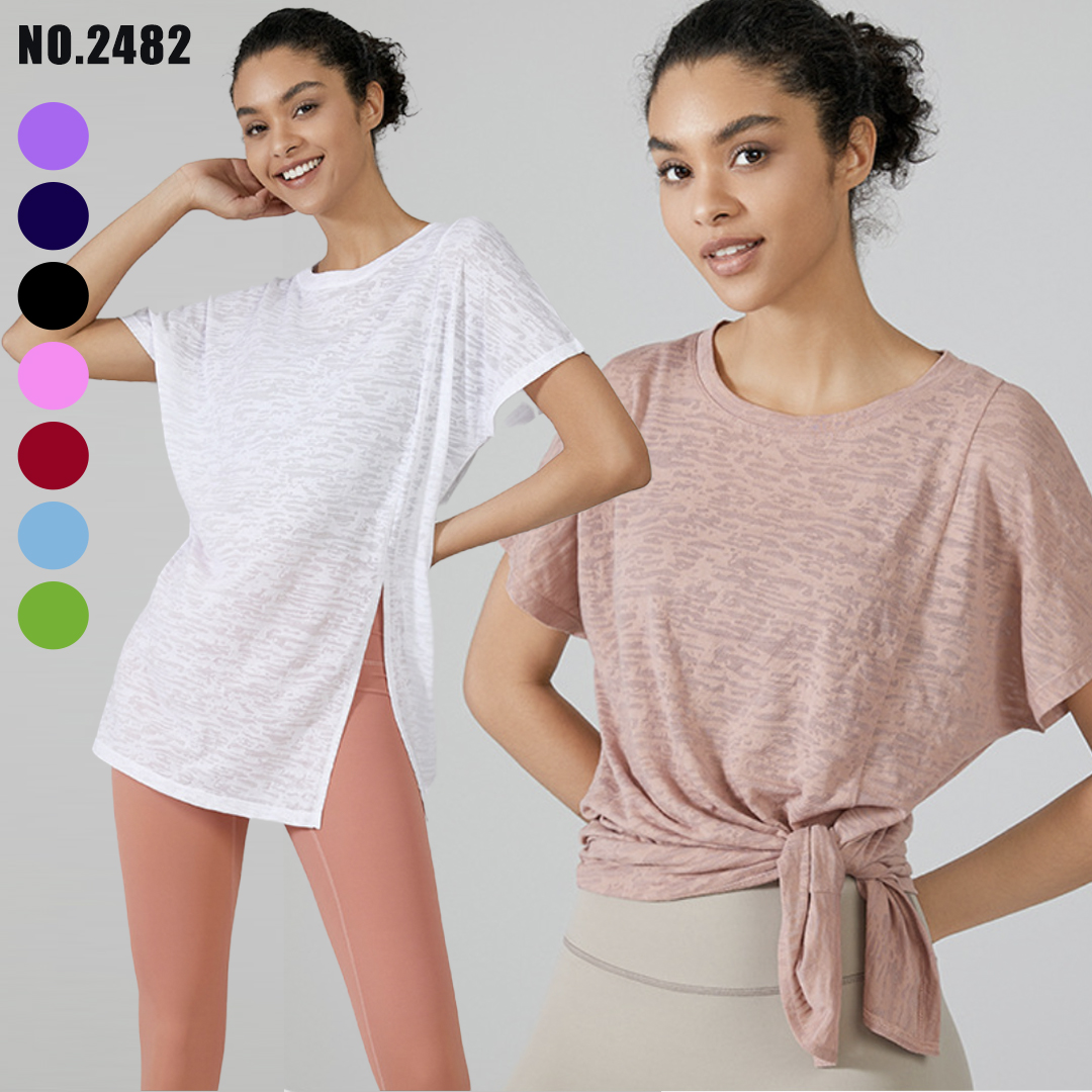 【トップス】フィットネス ヨガ シャツ [商品番号: 2482]