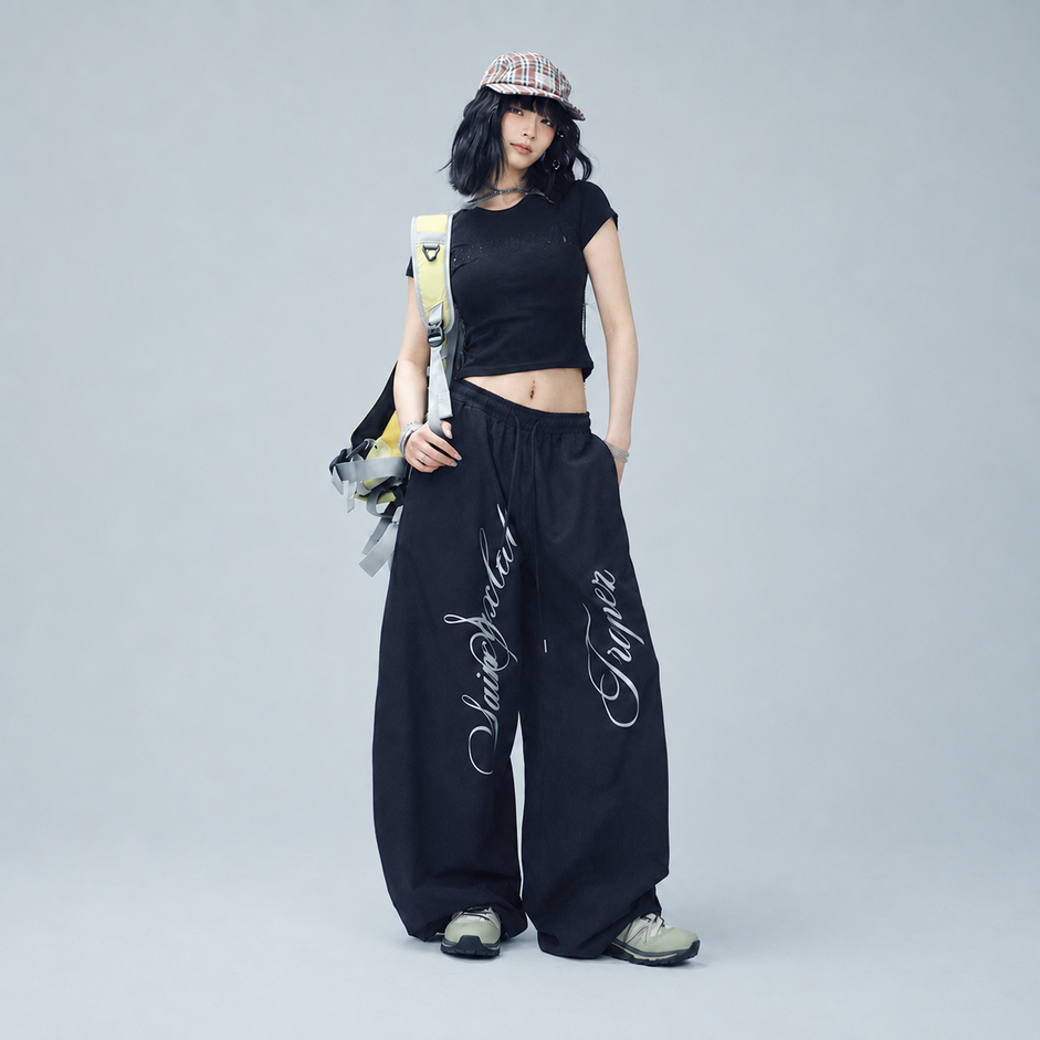 レディース ワイドパンツ ダンス ロゴ ヒップホップ|【公式】Royal