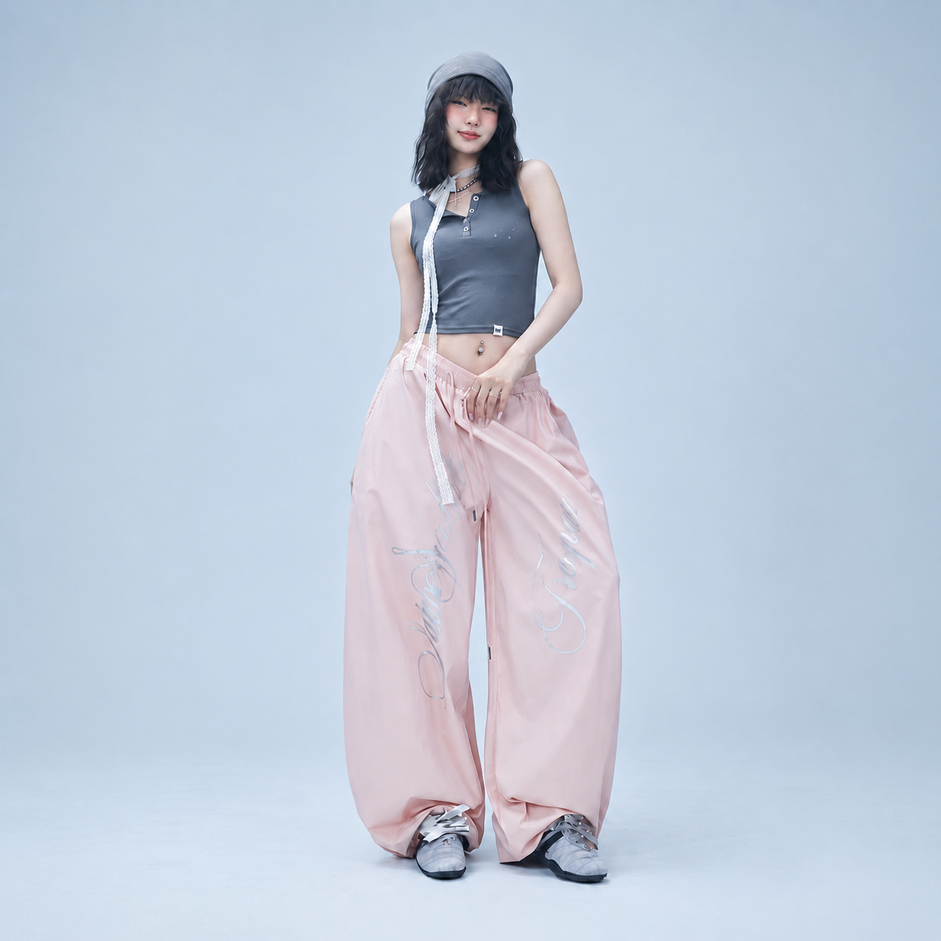 レディース ワイドパンツ ダンス ロゴ ヒップホップ|【公式】Royal