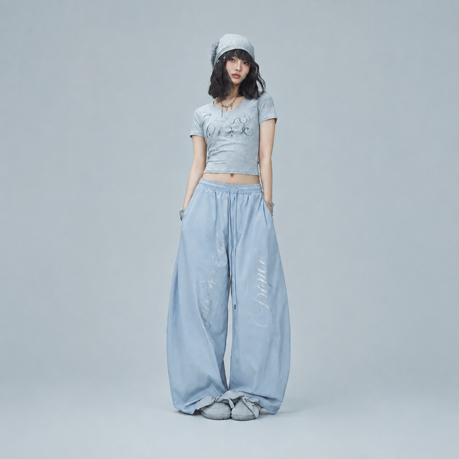 レディース ワイドパンツ ダンス ロゴ ヒップホップ|【公式】Royal
