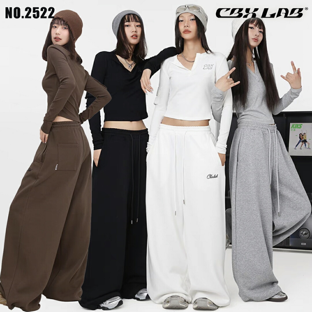 【CBX LAB】WIDE LEG BAGGY PANTS (5 Colors) [商品番号: 2522]