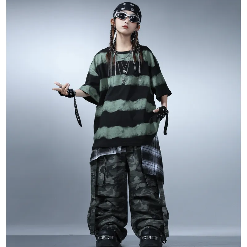 キッズ ダンス衣装 セットアップ 迷彩 カーゴパンツ |【公式】Royal