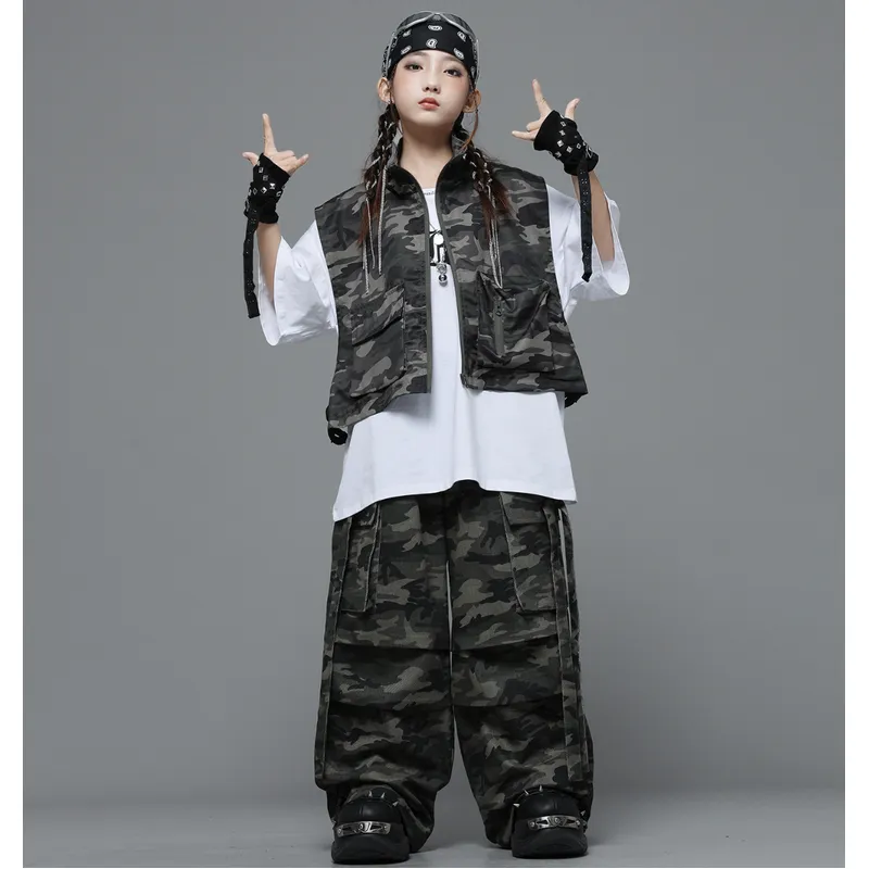 キッズ ダンス衣装 セットアップ 迷彩柄 子供 |【公式】Royal Dance