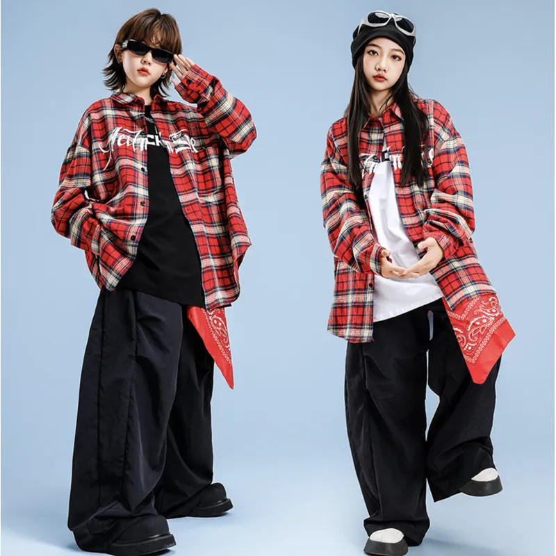 ダンス衣装 キッズ チェック 柄 [商品番号: 2546]