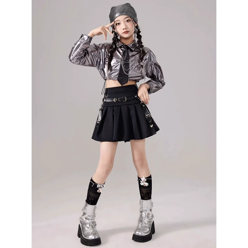 ゴールド シルバー スカート ガールズ キッズ ダンス衣装 |【公式