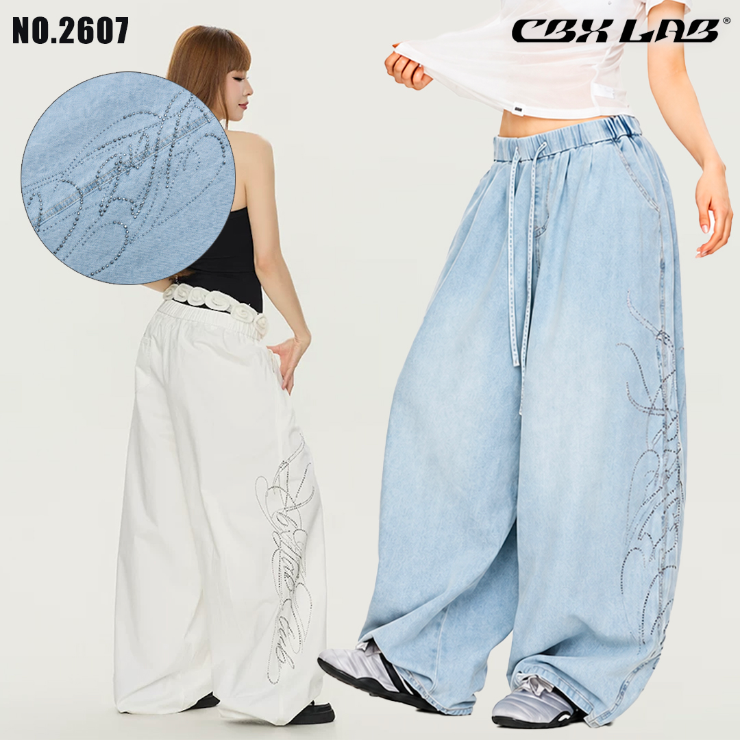 【CBX LAB】DENIM HIPHOP PANTS (2 Colors) [商品番号: 2607]