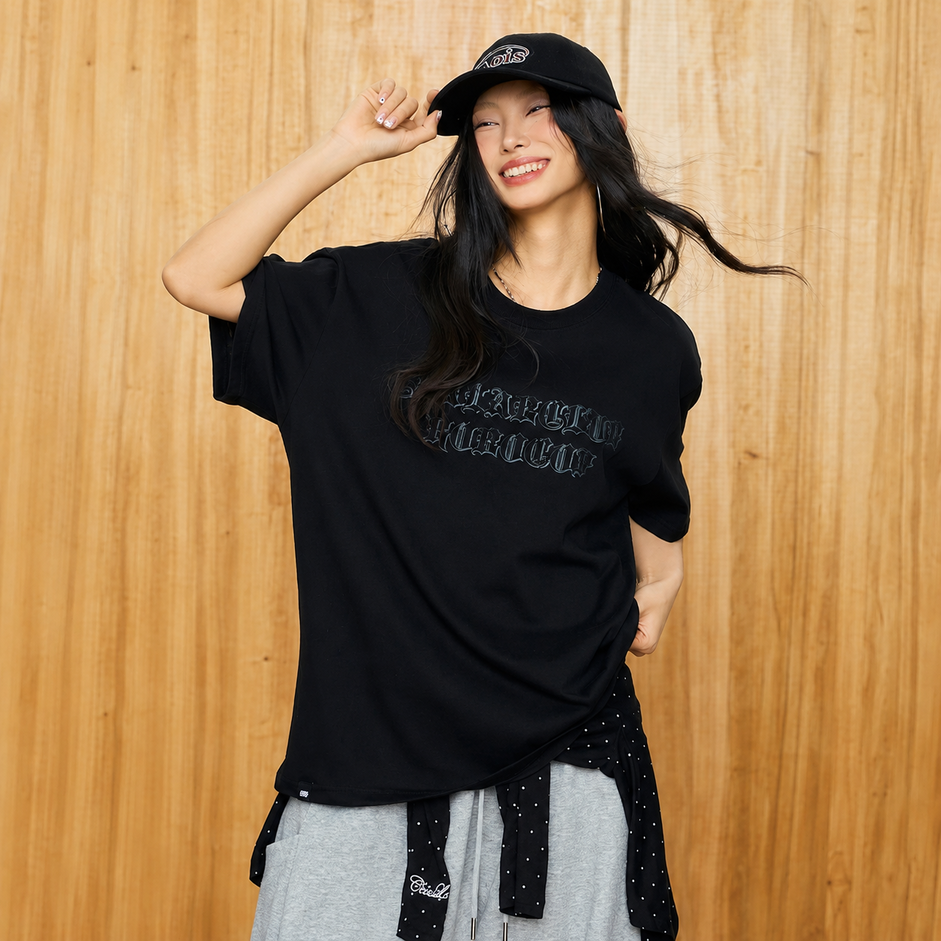 オーバーサイズ Tシャツ ロゴT 半袖 レディース メンズ ユニセックス