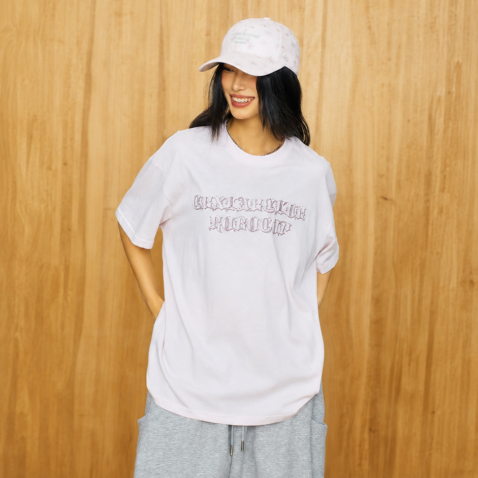 オーバーサイズ Tシャツ ロゴT 半袖 レディース メンズ ユニセックス