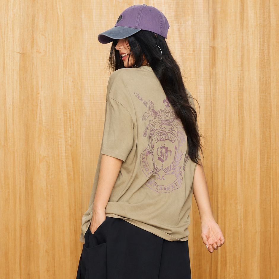 オーバーサイズ Tシャツ ロゴT 半袖 レディース メンズ ユニセックス