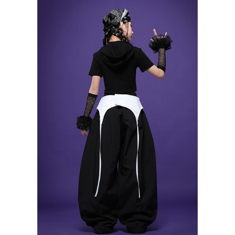 ソルブラン　ポールダンス衣装　新品　Sサイズ ガールズ kpop グレー ブラック キッズダンス衣装 |【公式】Royal