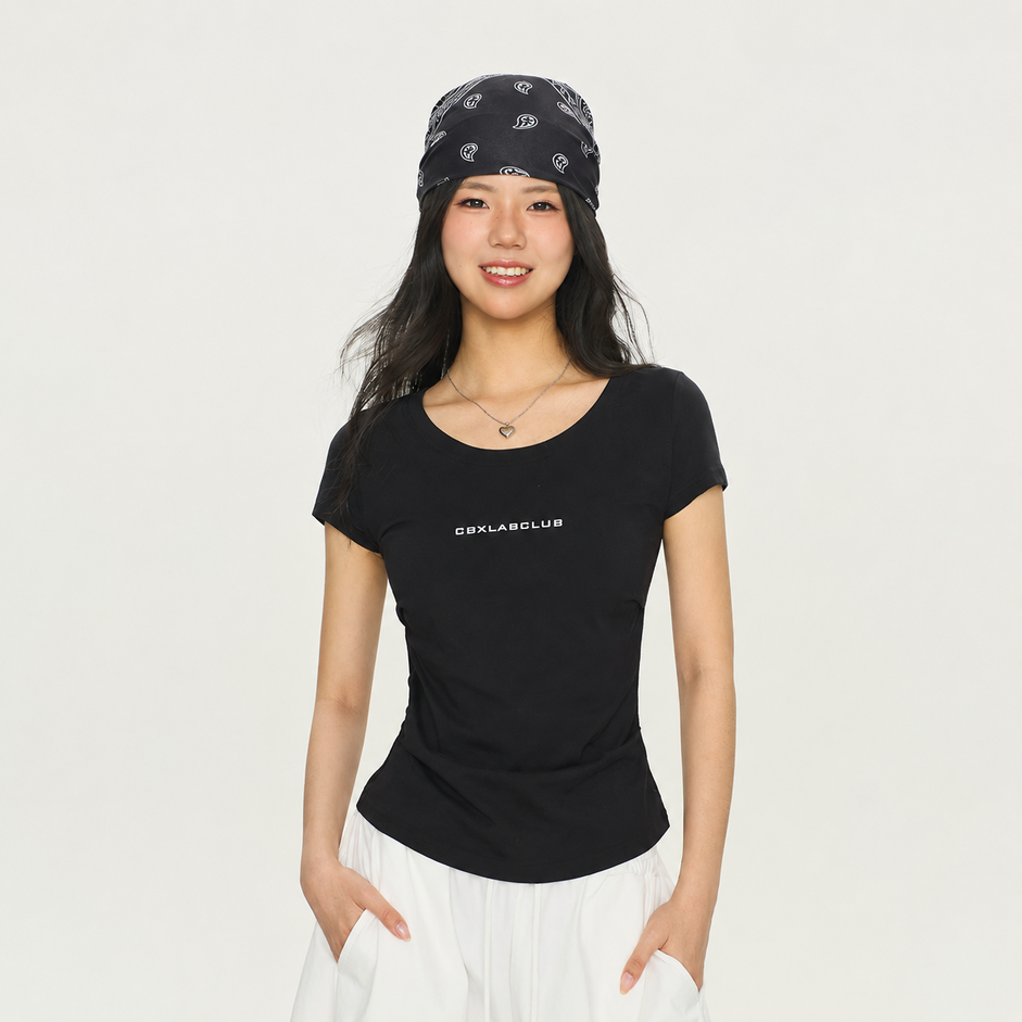 吸汗速乾 Tシャツ レディース 半袖 トップス 韓国ファッション スリム