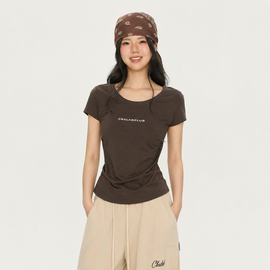 吸汗速乾 Tシャツ レディース 半袖 トップス 韓国ファッション スリム