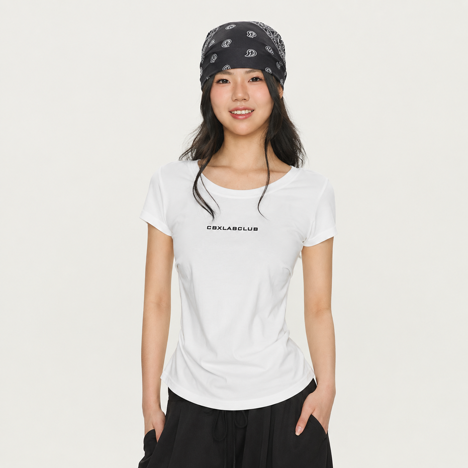 吸汗速乾 Tシャツ レディース 半袖 トップス 韓国ファッション スリム