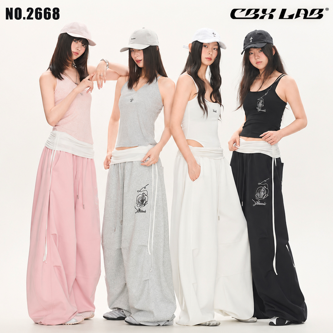 【CBX LAB】ダンス スウェットパンツ (4 Colors) [商品番号: 2668]
